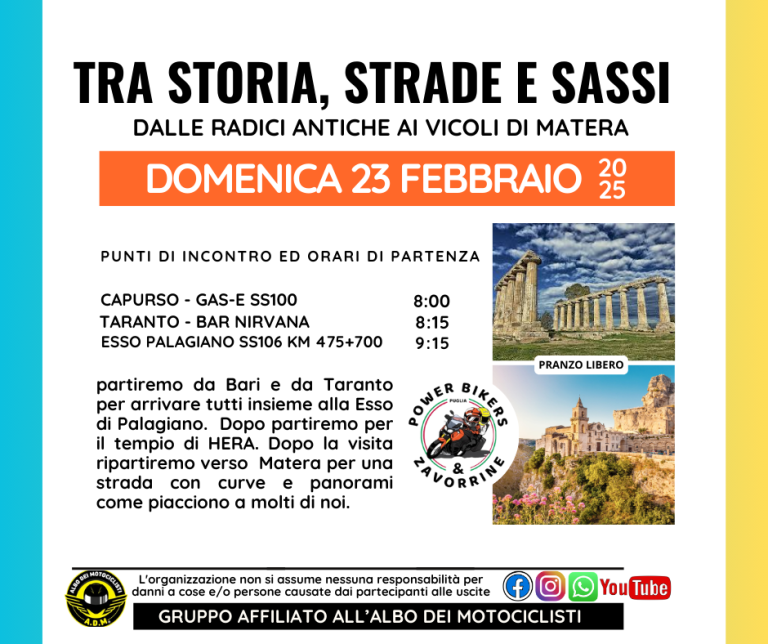 Tra Storia, Strade e Sassi: